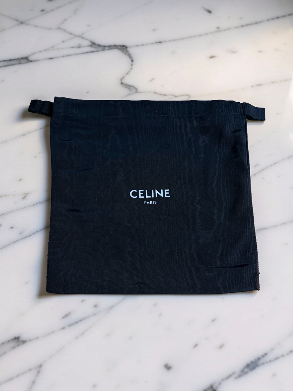 Celine Dust Bag Black Lined 12x12